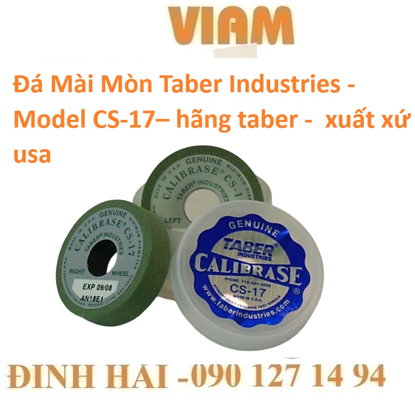 Đá mài Taber CS-17: Bí quyết kiểm tra mài mòn chuẩn