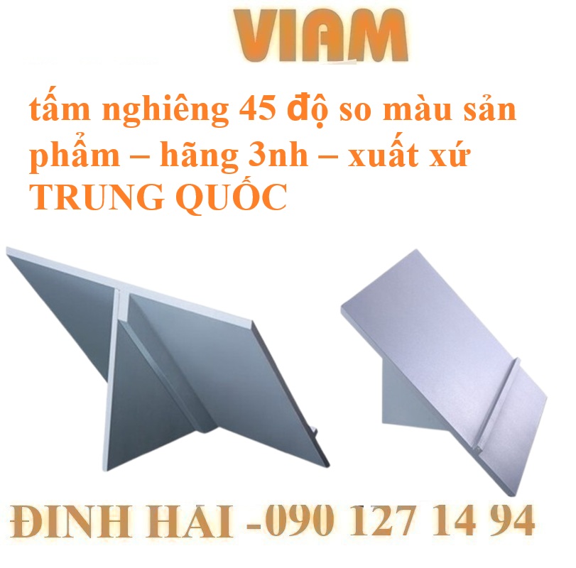 Tấm Nghiêng 45 Độ Cho Tủ So Màu – Hãng 3nh Trung Quốc: Tăng Chính Xác Đánh Giá Màu