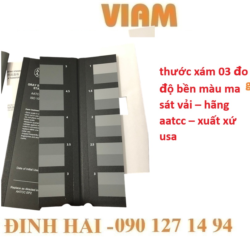 Thước xám A03 AATCC và ISO: Cẩm nang kiểm tra