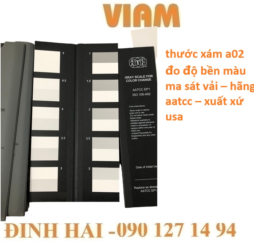 Thước Xám A02: Chuẩn Đánh Giá Bền Màu Ma Sát