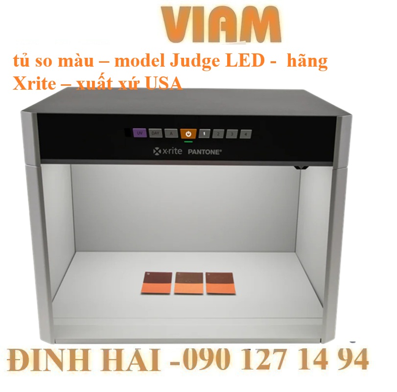 Tủ So Màu X-Rite JUDGE LED: Đảm Bảo Chất Lượng Màu Sắc Chính Xác