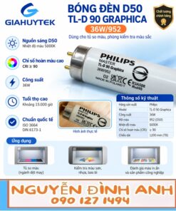 Bóng đèn so màu D50 Philips TL-D 90 Graphica 36W/952 — ảnh nhóm 2
