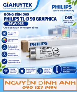 Bóng đèn so màu D65 Philips TL-D 90 Graphica 36W/965 — ảnh nhóm 2