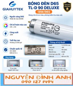 Bóng đèn Philips D65 TL-D 90 De Luxe 18W/965 – Nguyễn Đình Anh
