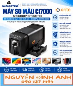 Máy so màu quang phổ để bàn X-Rite Ci7000 – Nguyễn Đình Anh